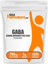 BulkSupplements.com GABA Powder - Gamma Aminobuttersäure, GABA Supplement, Aminosäureergänzung - Glutenfrei, 750mg pro Servierung, 1kg (2.2 lbs) (Pack von 1)
