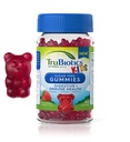 TruBiotics Probiotics für Kinder mit Präbiotika & Vitamin C, Sugar-Free-Gummien für Verdauungs- & Immun-Gesundheitsunterstützung, Chewable Kids Probiotic Supplement, Natural Strawberry Flavor, 40 Gummies