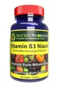 Vitamin B3 NIACIN - Verdauungs-, Herz- und Immununterstützung! - 100% Organisch - Verbessern Sie auch Gehirnfunktion, Energie und reduzieren Stress - Vegan Tabletten (60ct)
