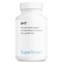 Supersmart - BHT Supplement 300mg pro Tag - Butylierte Hydroxytoluol | Non-GMO & Glutenfrei - 90 Vegetarische Kapseln