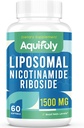 Liposomal Nicotinamid Riboside Supplement 2000 mg mit TMG und Pterostilbene für maximale Absorption, Superior zu NAD, Boosting NAD+, Cellular Energy und Age Defense, 60 Softgels