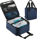 Beautyflier Nose Cleaner Aufbewahrungstasche, Reisesicherheits-Gehäuse für Navage Nasal Bewässerungssystem, Countertop Caddy Portable Neti Pot Carrying Case, Schutz Nasenreiniger Tasche mit Griffband (nur)