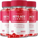 rize labs - Ketoviva Keto ACV Gummis for Advanced Weight Loss with Apple Cider Essig, Supplement hilft bei der Reduzierung von Belly Fat, für Extra Strength (180 Gummis)