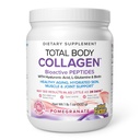 Natürliche Faktoren Total Body Collagen - bioaktive Collagen Ergänzung für Haare & Nail Wachstumsunterstützung - Gesunde Haut Ergänzung mit Protein, Vitamin C & Mehr - Granatapfel, 500 g (38 Servietten)