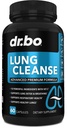 Lung Cleanse Support Supplement - Atem Ergänzungen zu Quit & Stop Rauchen Aids - Kräuter-Detox für Lunge & Bronchial Gesundheit - Raucher Reiniger Atemhilfe für Mucus Clear Relief - 60 Kapseln