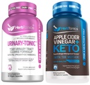 Herbtonics Fast Acting Urinary Tract Cleanse Treatment | Formula UTI mit 36 mg PAC | Apple Cider Essig Kapseln Plus Keto BHB | Fat Burner & Weight Loss Supplement für Frauen & Männer