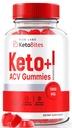 rize labs KetoBites Keto+ACV Gummis, Alle natürlichen Gummis für Fortgeschrittene Gewichtsverlust, Apfelessig-Ergänzung, Offizielle Bewertungen (60 Gummi)
