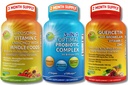 Immune & Gut Health Bundle – 3-in-1 Probiotic with Enzymes & Prebiotic + Quercetin with Bromelain, Zinc, Vitamin C & Organic Whole Foods + Liposomal Vitamin C 1500mg with Organic Acerola & Camu Camu