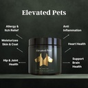 Ultra-Healthy Omega 3 Fish Oil Treats w/MSM, Glucosamin, Chondroitin, EPA/DHA für Hunde: Erhöhte Haustiere Fish Oil, Turmeric & Joint Supplement + Allergy Chews - Ultimate Dog Vitamin Supplement