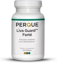 PERQUE Liva Guard Forte 120 Softgels – Herbal & Antioxidante Formel für Leberfunktion & Detox – Unterstützt Metabolic & Cellular Health – Non-GMO, Glutenfreie, vegetarische Formel – 120 Count