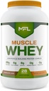 MFL Muscle Whey Protein l 28g Protein l 8g BCAAs l Keto Friendly l Low Carbs l 2 lbs (Chocolate Lava)