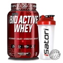 iSatori Bio-Active Whey Powder Chocolate Sensation (30 Servierungen) & iSatori Classic Blender Bottle (Klarflasche mit rotem Top)