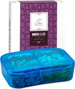 Vitamin Organizer - Reise Pille Organizer Box & 6 Kompartment Tagesmedizin Fallcontainer für die Organisierung Ihrer Pillen, Medikamente, Ergänzungen, Vitamine und Fischöle für jeden Tag Verwendung von MEDca