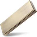 7 Tage Ziemlich Mini Metall Pille Organizer Pille Box mit Spring Open Design und 7 Kompartment, Vitamine zu halten Cod Liver Öl Ergänzungen und Medikamente (Bronze)