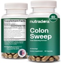 Gentle Colon Cleanser & Detox Supplement - Full Body Colon Cleanse Detox für Damen und Herren unterstützt Steady Progress in Detoxification & Digestive Regularity, 2-4 Kapseln pro Tag (Pack von 1)
