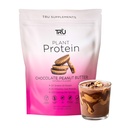 TRU-Ergänzungen Pflanzenbasiertes Proteinpulver, BCAA, EAA, 20g Vegan Brown Rice & Pea Protein, 100 Kalorien, 27 Vitamine, keine künstlichen Aromen 25 Servierungen (Chocolate Peanut Butter)