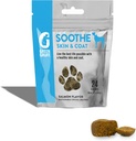 Green Gruff Soothe Dog Skin and Coat Supplement - Gesunde Mantel für Hunde, Hunde Itching Skin Relief - Organic Dog Allergy Chews mit Omega 3 - Made in USA - 24 Chews