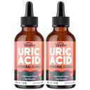 Liposomale Uric Acid Drops, Tart Cherry Supplement mit Celery Seed & Boswellia Extrakt – Muskel, Detox, Joint und Kidney, Uric Acid Cleanse Liquid Supplement– 4 FL OZ (2 Flasche)