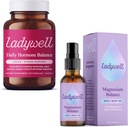 Ladywell Daily Hormon Balance Kapseln + Topical Magnesium Öl Spray Bundle