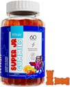 Khair Halal Kids Multivitamine - Vegetarisch, Non-GMO, Glutenfrei, Gelatinfrei - essentielle Vitamine für Kinder: Vitamin A C E D B12 & Vitamin B6-60 Gummi