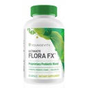 Youngevity Ultimate Flora FXTM – Präbiotische und probiotische Ergänzung – unterstützt Verdauungs- und Gut-Mikrobiome – 4 Billion CFU – Glucono Delta Lactone – 60 vegetarische Kapseln