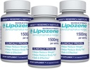 Lipozen Diätpillen - Weight Loss Supplement - Suppresss Appetit- Drei Flaschen von 90 Kapseln insgesamt