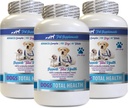 Dog Immune Bites - Hunde Total Health Control - Immununterstützung - Haar Hautnägel Oral Augengesundheit Formel - Dog Calcium Supplement - 3 Flaschen (180 Bäume)