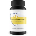 Cortisol Health & Manage Pro - Stress-Hormon & Immununterstützung - Gesunde Cortisol-Level & Immunfunktion fördern - Vitamin D3, Magnesium, Ginseng, Vitamin C, Zink - Hilft bei Stress-Relief & Mood