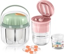 GloDeals Pill Organizer, Pill Crusher, Cutter und Splitter