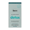 Hers Detox Supplement - Frauen Probiotische Ergänzung zum Entgiften - Hilft die Unterstützung eines gesunden Verdauungssystems - Vegetarisch - 30 Kapseln