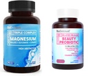 BioEmblem Women's Triple Magnesium Complex Beauty Probiotics - 120 Stück Sortiment - Unflavored