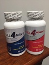 Set Full 4 Mens & Full 4 Womens Multivitamin/Multimineral Supplement Maximun Nutritional Support (120 Tabletten) Complejo multivitaminico Hombre y Mujer