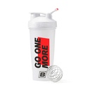 BARE PERFORMANCE NUTRITION Go One More BlenderBottle Shaker Bottle, 28 oz Shaker Bottle mit Draht Whisk, Weiß