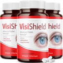 (3 Pack) Visishield Advanced Vision Formel für Augen Ergänzung Pillen Vitamine (180 Kapseln)