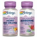 SOLARAY Moro Red Orange und Berberine Bundle - Morosil Weight Loss Supplement für Frauen und Männer mit Blut Orange, Berberine HCl aus indischer Barberry - Weight Loss Support, 60-Day Guarantee, 30/60ct