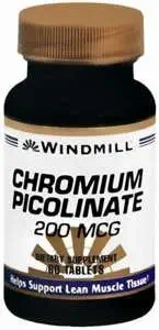 CHROMIUM PICOLINATE TABELLE 200 MCG WINDMILL