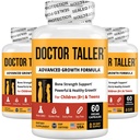 NuBest Doctor Taller - Höhe Wachstum Formel - Unterstützt Höhe Wachstum und Immunität - Keto mit Calcium, Vitamin D3, Vitamin K2, Aminosäuren & Kräuter für Kinder (8+) - 3 Pack | 3 Monat Versorgung