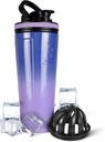 Ice Shaker 26 Oz Edelstahl Shaker Bottle, Lilac Dreaming - Insulated Gym Wasserflasche mit patentiertem Agitator, Wiederverwendbar für Workouts, Smoothies, Sport