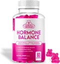 Hormon Balance für Frauen - PMS Relief Gummies und Bloating Relief für Frauen, Balance Complex für Frauen - All-in-One Menopause Ergänzungen für Frauen, Menopause Relief, Natürliche Unterstützung für Cramps