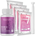 Seroflora Borsäure Vaginal Suppositories 600 mg + Suppository Applicators Bundle - Vaginal Health pH Balance für Frauen - Hilft die Kontrolle Vaginal Odor (28ct)