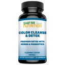 SHIFAA NUTRITION Premium Colon Cleanse & Herbal Detox Pillen | 2x15 Tage Versorgung | mit Probiotics, Fennel Seed, Cascara Sagrada & Ginger Root Halal Vitamine