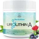 Urolithin Eine 2000mg Pulverergänzung mit Superfoods, Adaptogen Blend & Prebiotics – 4.23 OZ