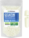 XPRS Nutra Größe 5 Leere Kapseln - 500 Graf Sehr kleine leere Gelatine Kapseln - Pillen DIY Kapsel Füllung - Fillable Pille Gel Kapseln für Do-It-Yourself Vitamin Supplements (Weiß)