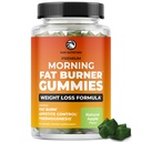 Morgen Fat Burner Gummies | Weight Loss for Women & Men | Appetite Suppressant & Metabolism Booster | Thermogenic Belly Fat Burner mit grünem Tee, Garcinia, Green Coffee Bean & More | 60 Gummies