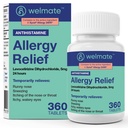 WELMATE - Levocetirizin Dihydrochlorid 5mg (360 ct) - Non Drowsy Allergy Medicine - 24 Stunden - Antihistamin - Generische Allergy Pillen - Over-The-Counter Medication