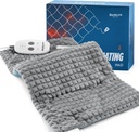 Bettenure Heizkissen für Hals und Schultern und Rücken, Gewichted Heated Pad mit Vibration, FSA Eligible Items, Geburtstagsgeschenke für Damen Men Mom Men, Auto Shut Off, 5lbs 12" x 24", Grau