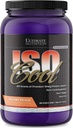 Ultimate Nutrition ISO Cool Whey Protein Isolate Powder, No Fat, No Sugar, Zero Carb Shake mit Bcaa, Keto Friendly Post Workout Recovery Drink, 23 Gramm Protein pro Servierung, 2 Pfund, Peach Parfait