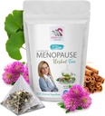 menopause relief - MENOPAUSE TEA 14 DAYS - Menopause Relief für Frauen, Menopause Relief für Frauen heiße Blinker, schwarzer Kohosh, Gingko, roter Klee, Zimtchip, grüner Tee, licorice 1 Pack 14 Taschen