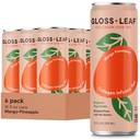 Gloss Blatt Collagen Iced Tea (Zero-Sugar, Mango-Pineapple): Schwarzer Tee mit Collagen Peptides Protein & Vitamin C, Beauty & Anti-Aging, 12 Fl Oz, 6 Pack