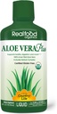 Country Life Realfood Bios Liquid Aloe Vera Plus - Unterstützt Verdauungs- und Immunsystem - mit Slippery Elm, Ginger, Turmeric, Peppermint - Organic ACTIValoe, Qmatrix Process - 32 oz